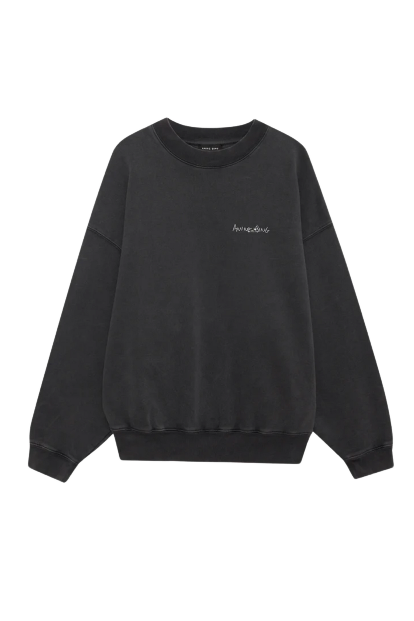 Anine Bing - Sweatshirt - Washed Black - Lyrics