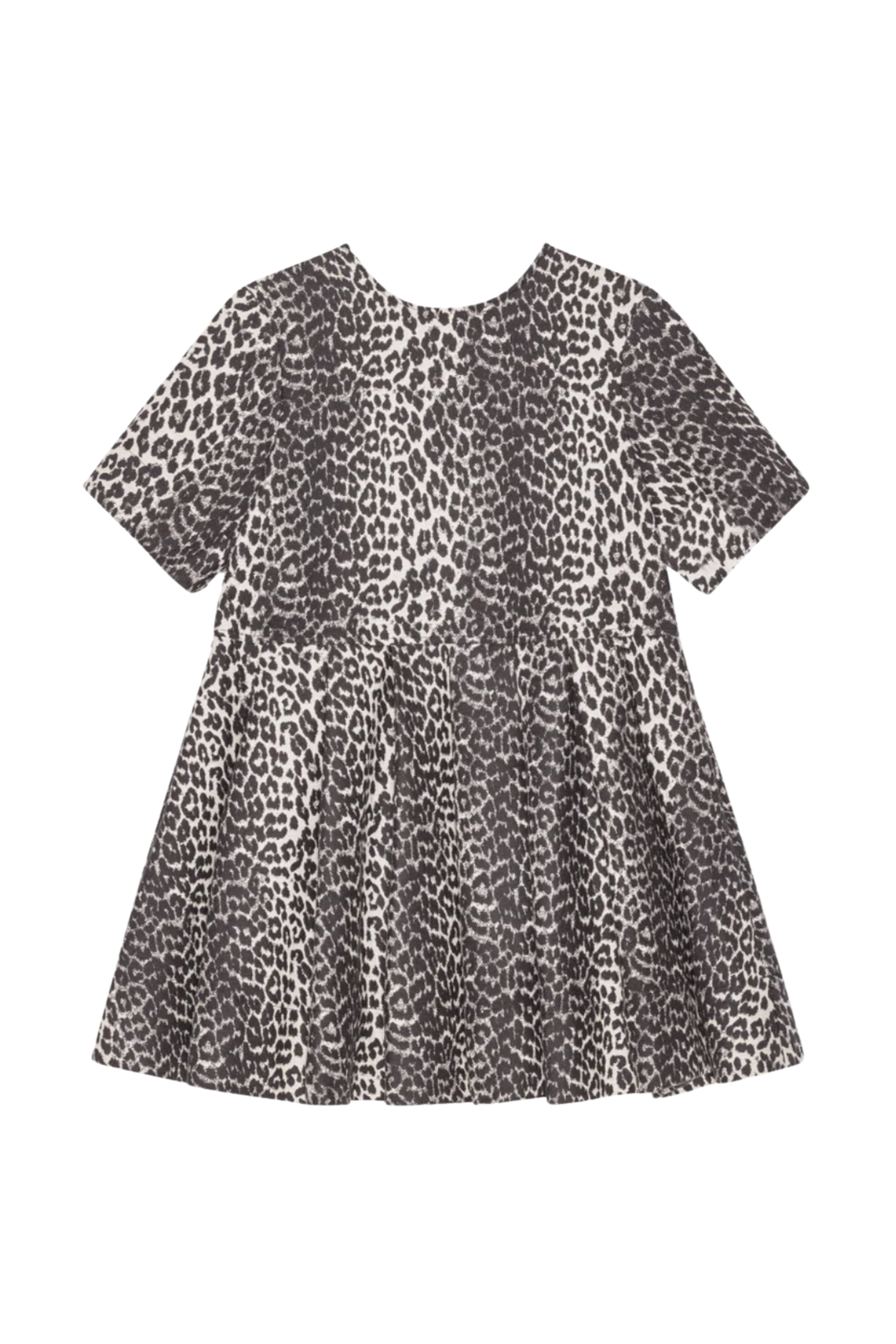 GANNI - Kjole - Leopard - Tweed mini