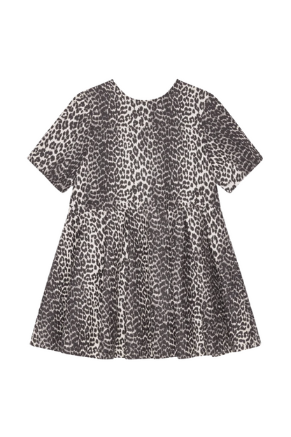 GANNI - Kjole - Leopard - Tweed mini