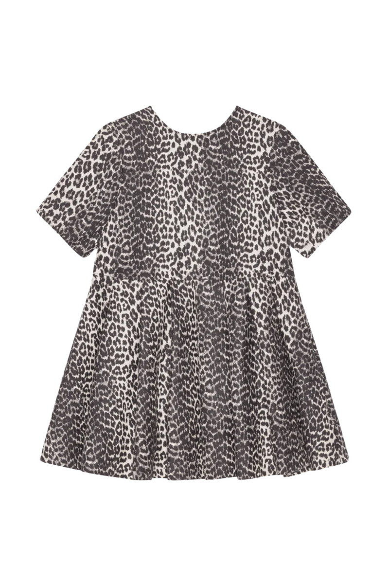 GANNI - Kjole - Leopard - Tweed mini