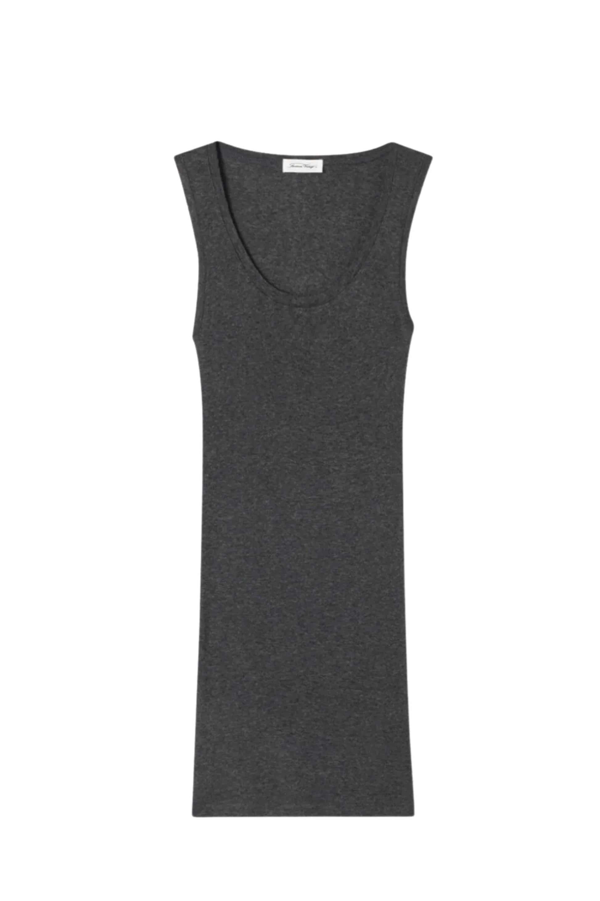 American Vintage - Tank top - Charcoal Melange - Massachusetts - Stilkompagniet.dk