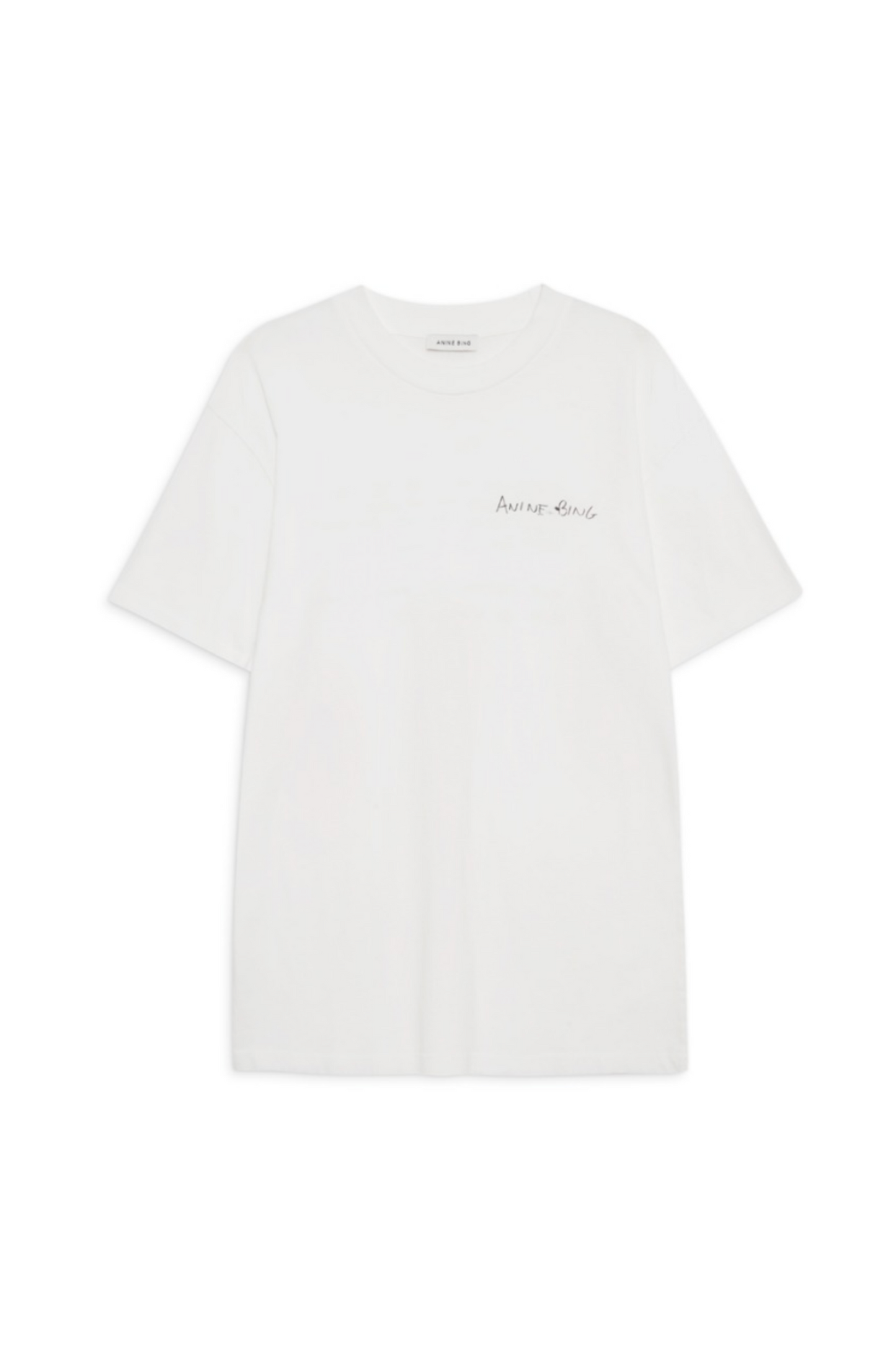 Anine Bing - T-shirt - Ivory - Walker Tee