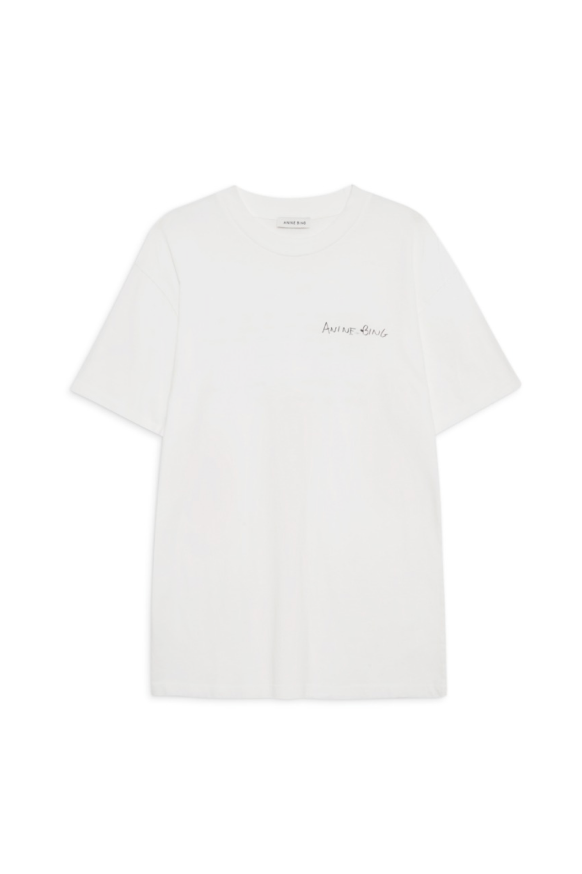 Anine Bing - T-shirt - Ivory - Walker Tee