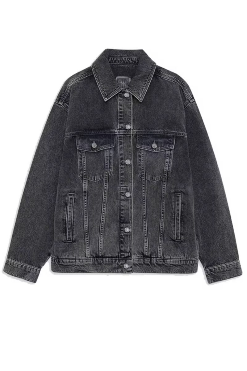 Anine Bing - Denim jakke - Grey - Rory