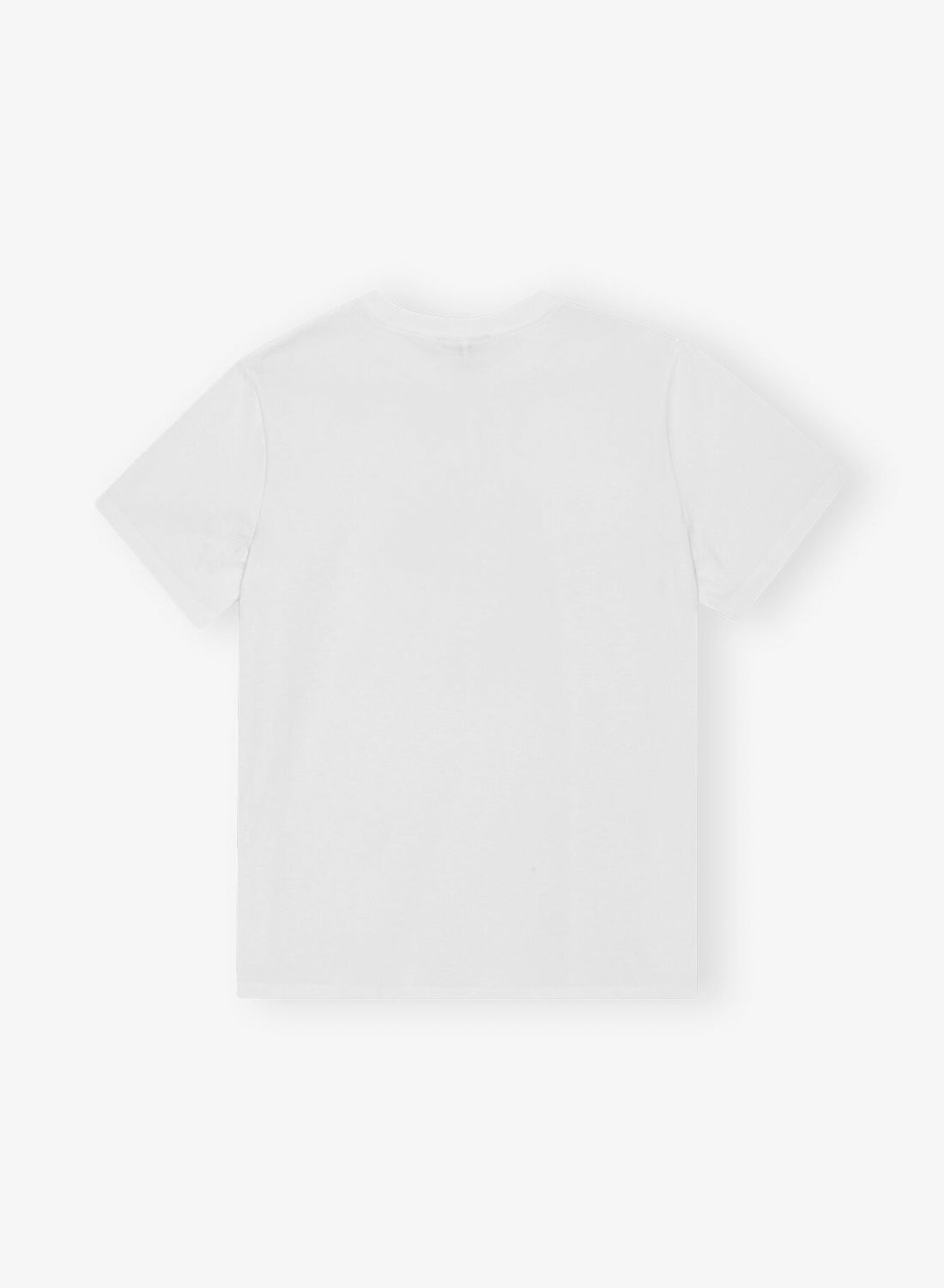 Ganni Basic Jersey Kitttens Relaxed T-shirt Bright White