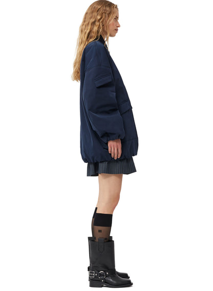 Ganni - Støvler  -Sort - Mid Shaft Biker Boots