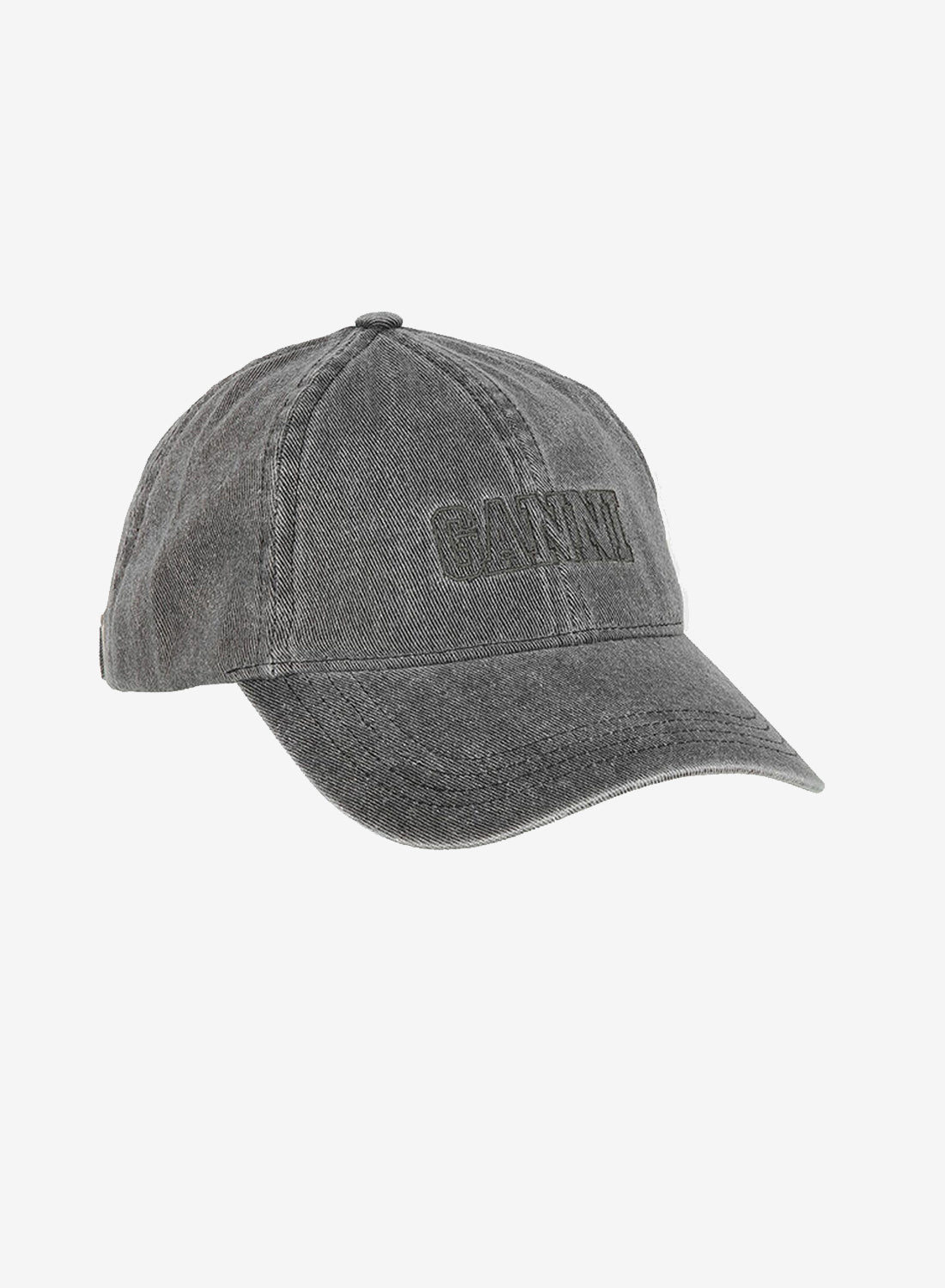 Ganni Cap Hat Denim Black