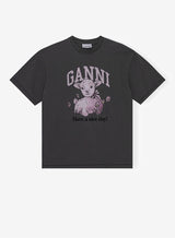 Ganni Future Heavy Jersey Lamb Short Sleeve T-shirt