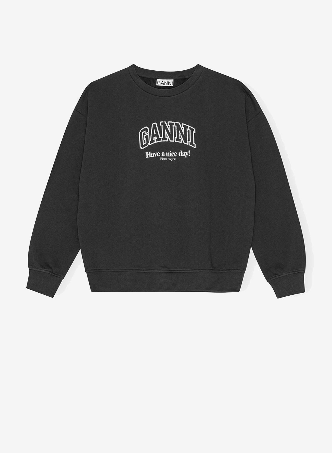 Ganni Isoli Oversized Sweatshirt Phantom