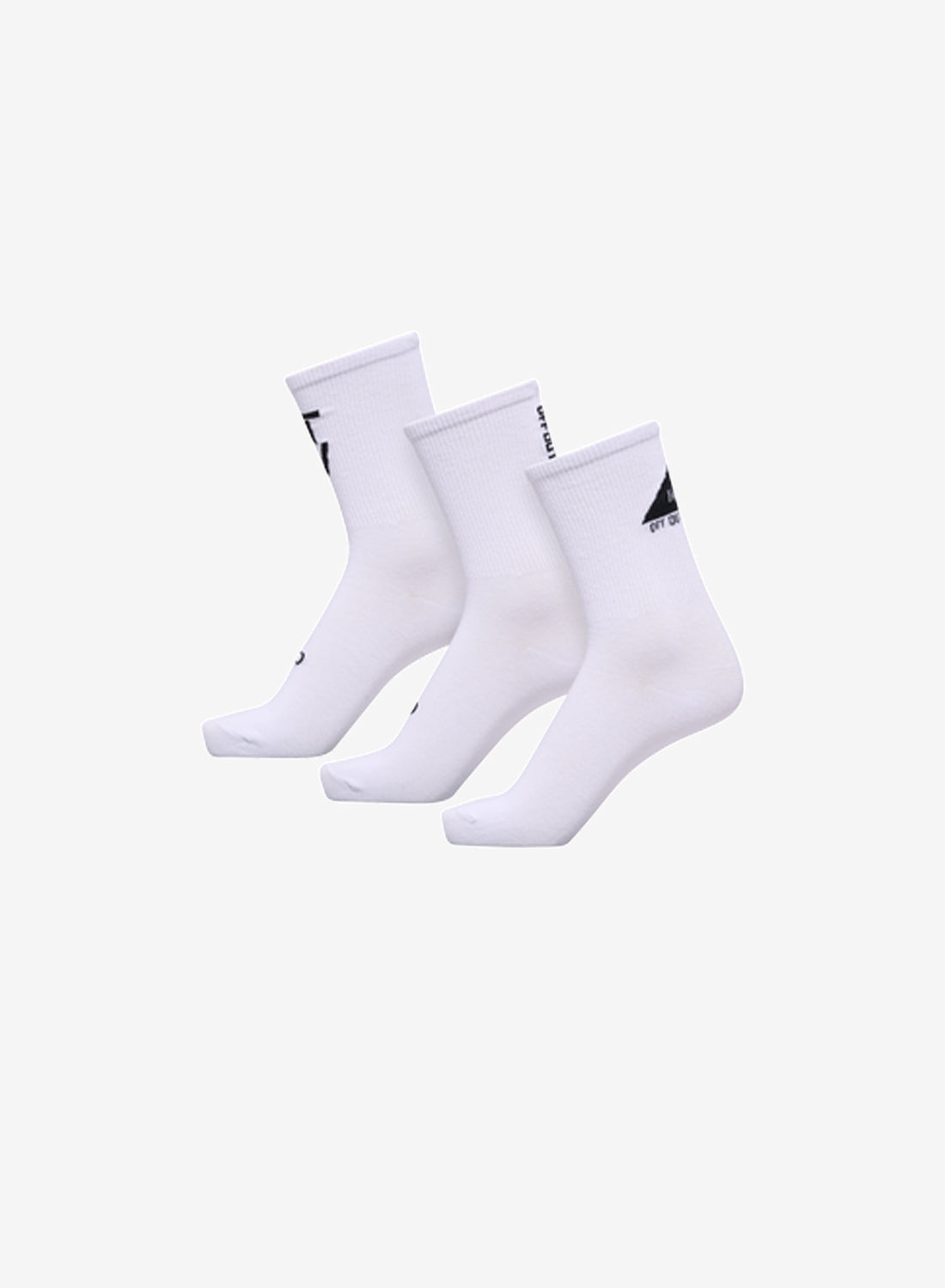 Halo Cotton Socks White/Black