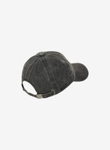Halo Washed Canvas Cap Black
