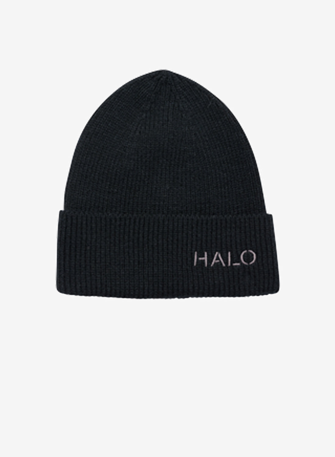 Halo Wool Mix Beanie Black