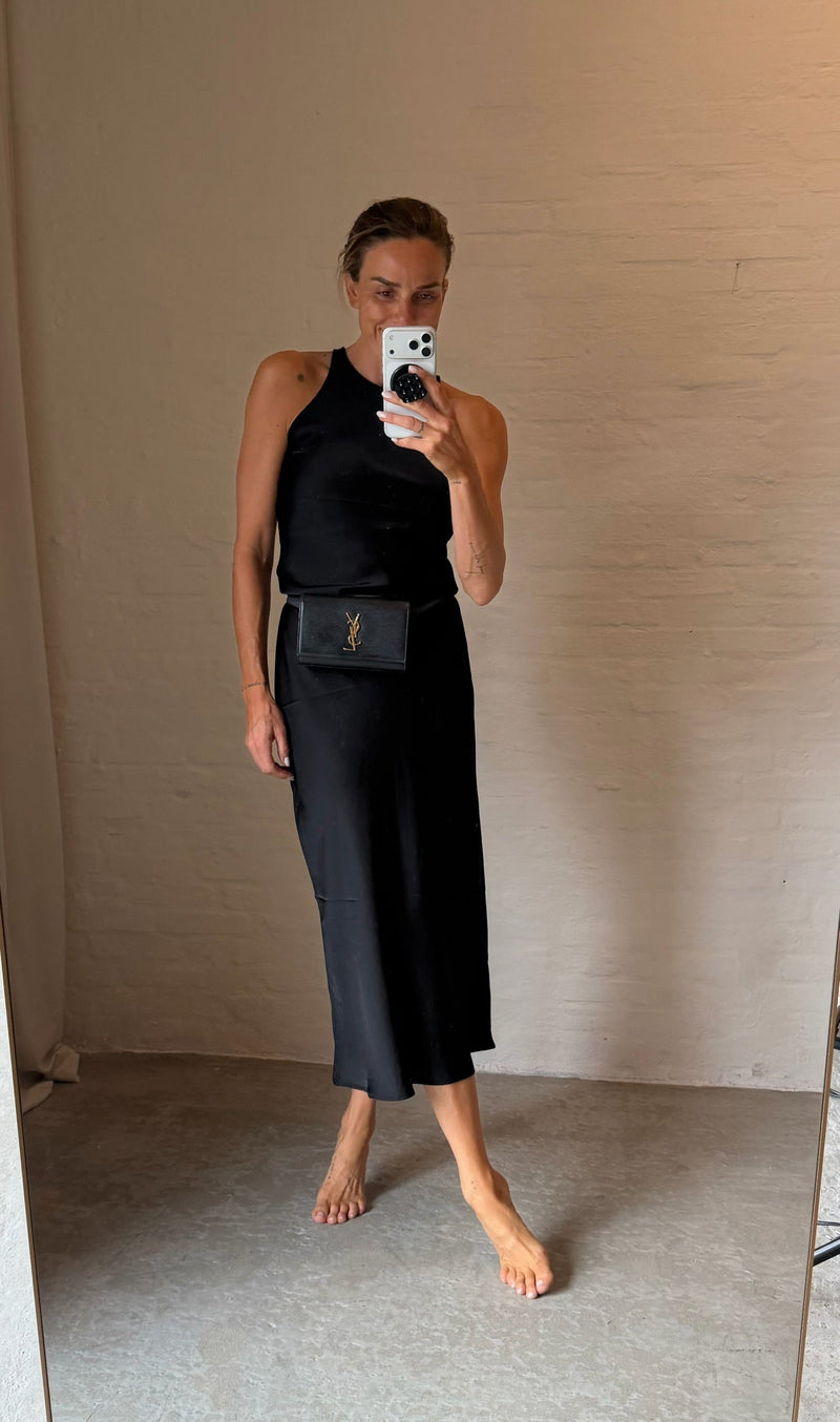 Saint Laurent Kate – bæltetaske – sort læder taske – secondhand
