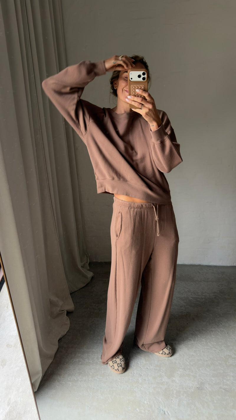 American Vintage - Sweatshirt - Chocolate - Atubay