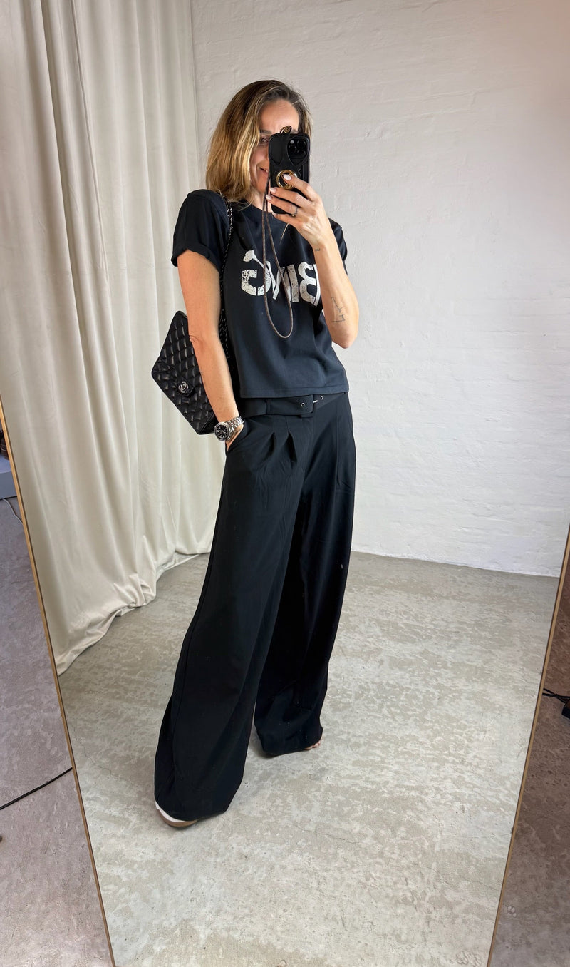 My Essential Wardrobe - Bukser - Black - Hace Vitta High Wide