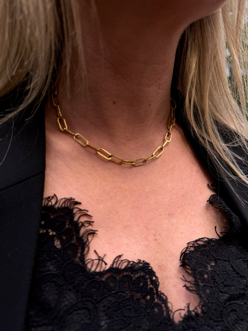 Andcopenhagen Jewelry - Halskæde - 18 karat guldbelagt - Chunky Chain Sanni