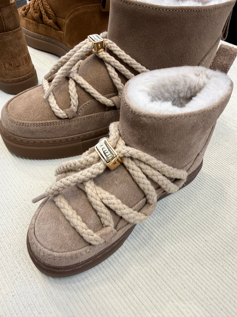 INUIKII -  Vinterstøvler - Beige - Low Classic