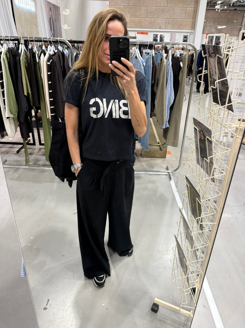 My Essential Wardrobe - Bukser - Black - Hace Vitta High Wide