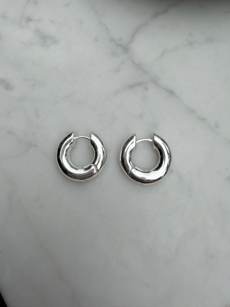Anni Lu - Øreringe - Silver - The Big O Hoop