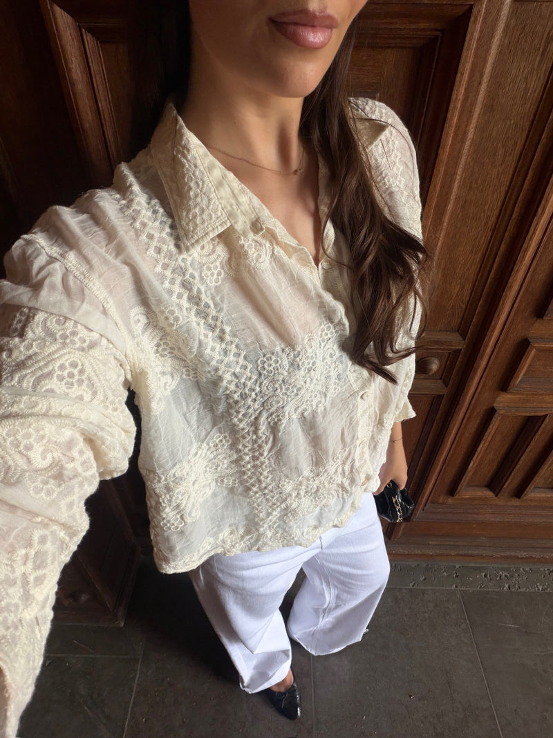 The Collection - Skjorte - Off White - Zenia
