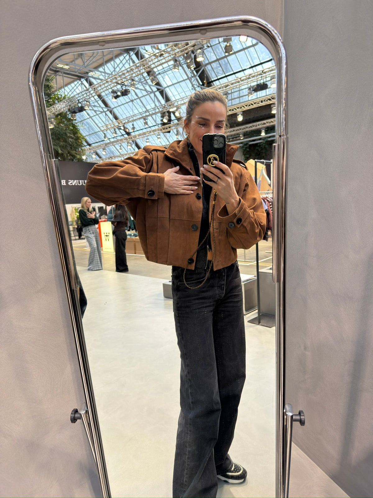 My Essential Wardrobe - ruskinds læderjakke - Bison - Petra