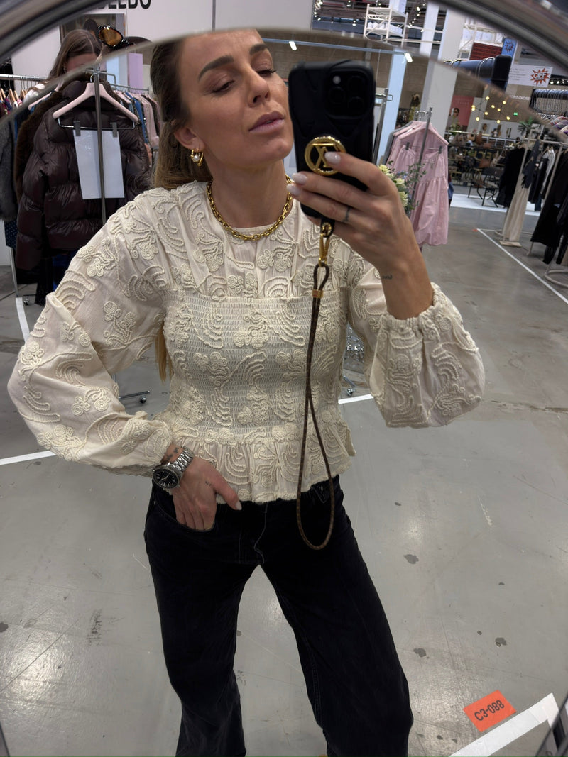 Sissel Edelbo - Bluse - Champagne - Iluna Top