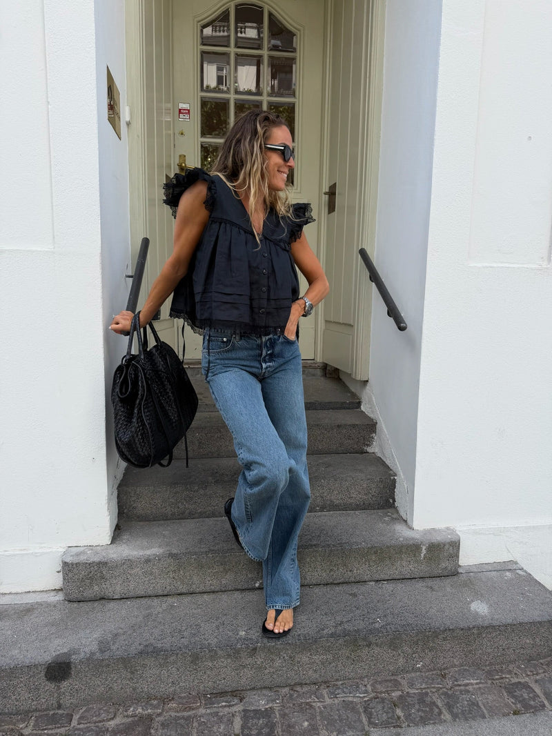 ANINE BING - Jeans - Dark Indigo - Hugh Jean