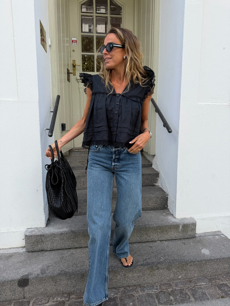 ANINE BING - Jeans - Dark Indigo - Hugh Jean