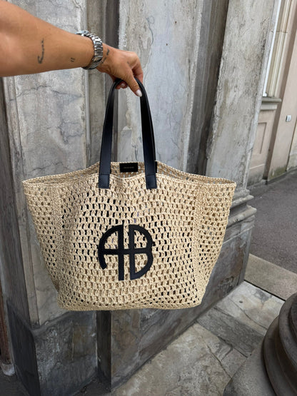 Anine Bing - Strandtaske - Natural - Large Rio Tote