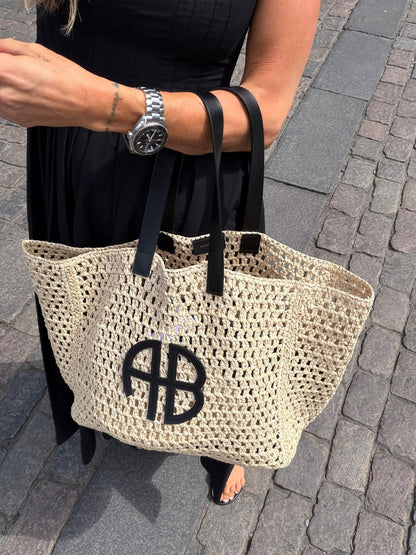 Anine Bing - Strandtaske - Natural - Large Rio Tote