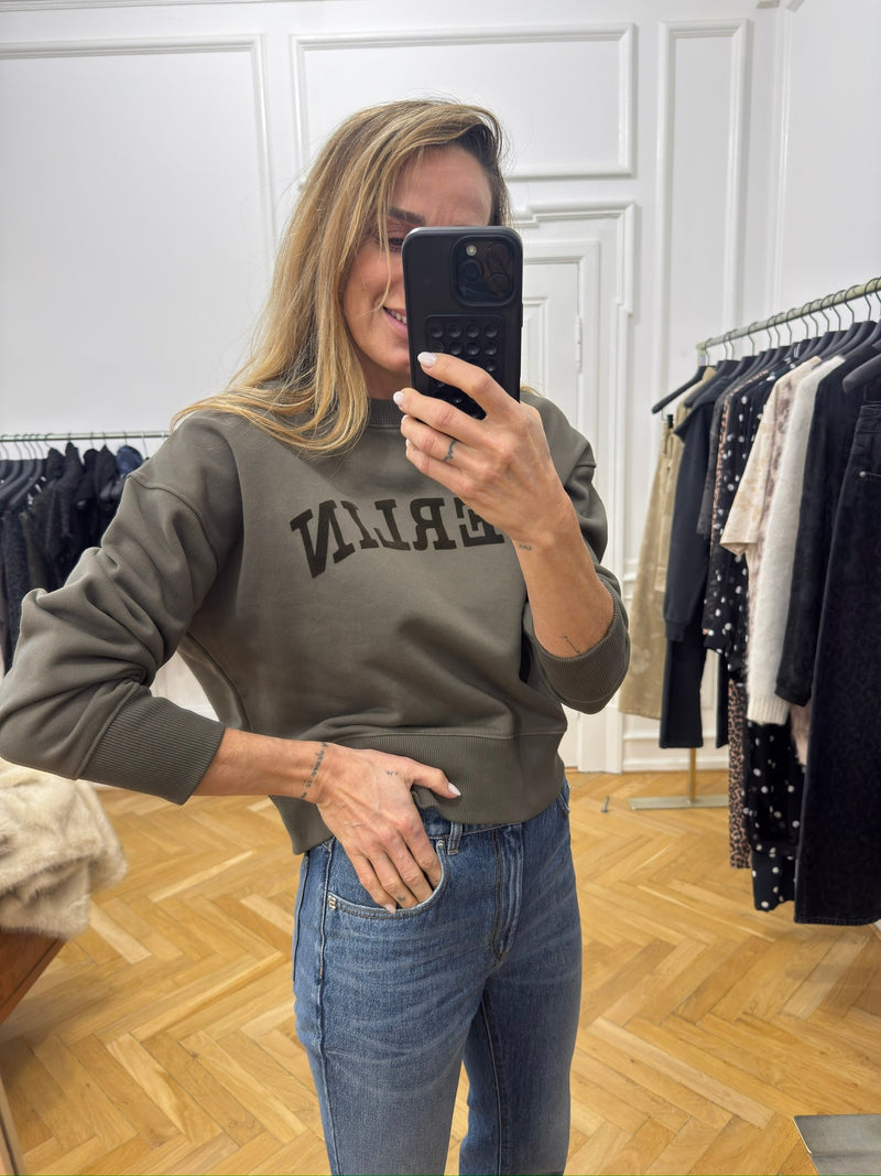 Lala Berlin - Sweatshirt - Moss - Sweatshirt 2, billede 2