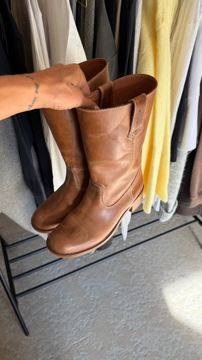 Dico - Skind Støvle - Dark Tan - Julia Gaucho