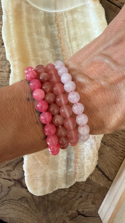 Andcopenhagen Jewelry - Armbånd - Rosa Kvarts - Tora