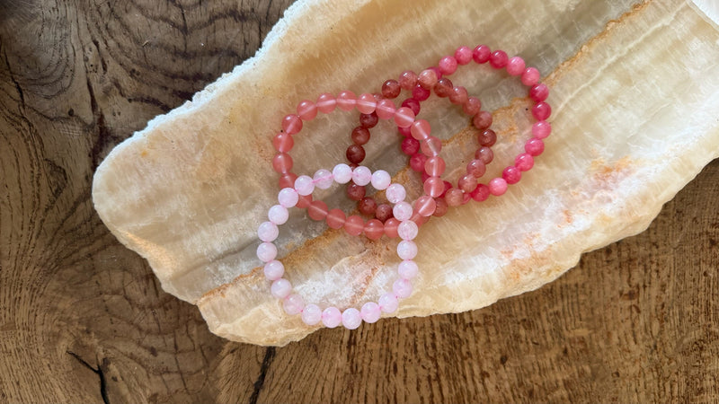 Andcopenhagen Jewelry - Armbånd - Rosa Kvarts - Tora