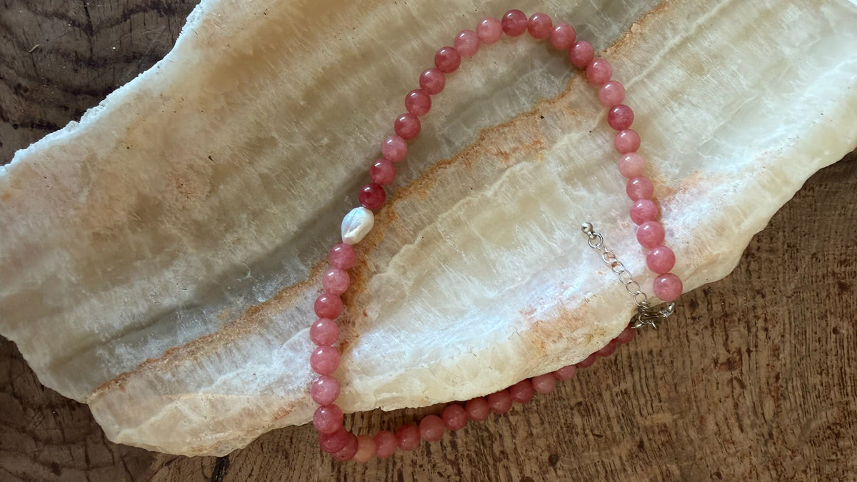 Andcopenhagen Jewelry - Halskæde - Cherry Quartz - Yama