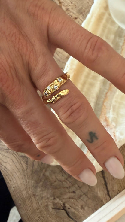 Andcopenhagen Jewelry - Ring - 18 karat guldbelagt messing  -  Maryanne