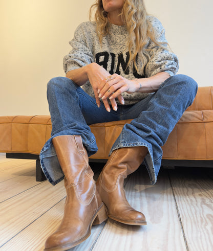 Dico - Skind Støvle - Dark Tan - Julia Gaucho