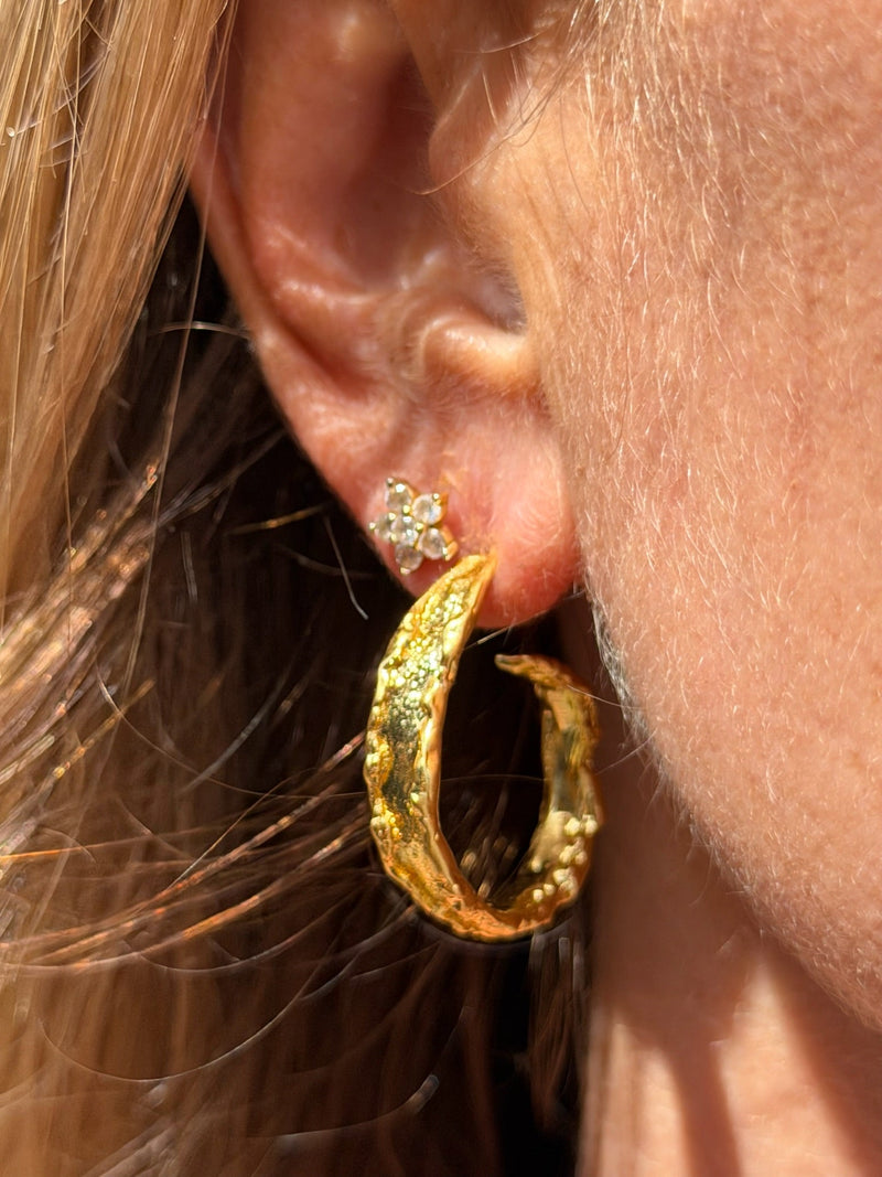 Andcopenhagen Jewelry - Øreringe - 18 karat Guldbelagt messing - Carmen