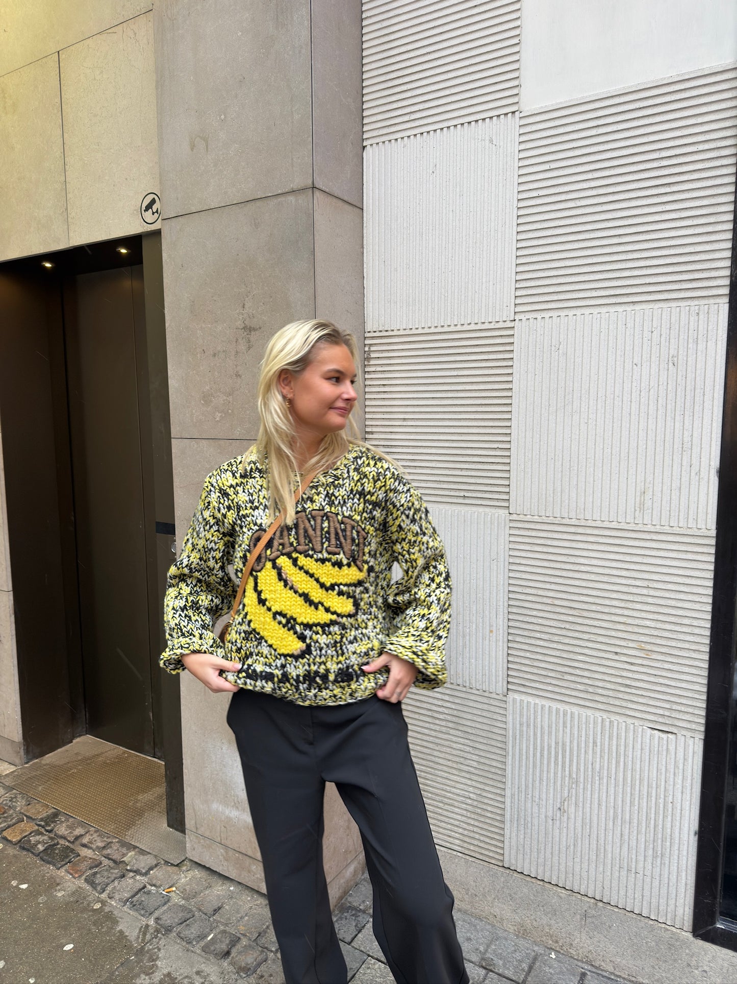 GANNI - Strik - Blazing Yellow - Banana uldstrik