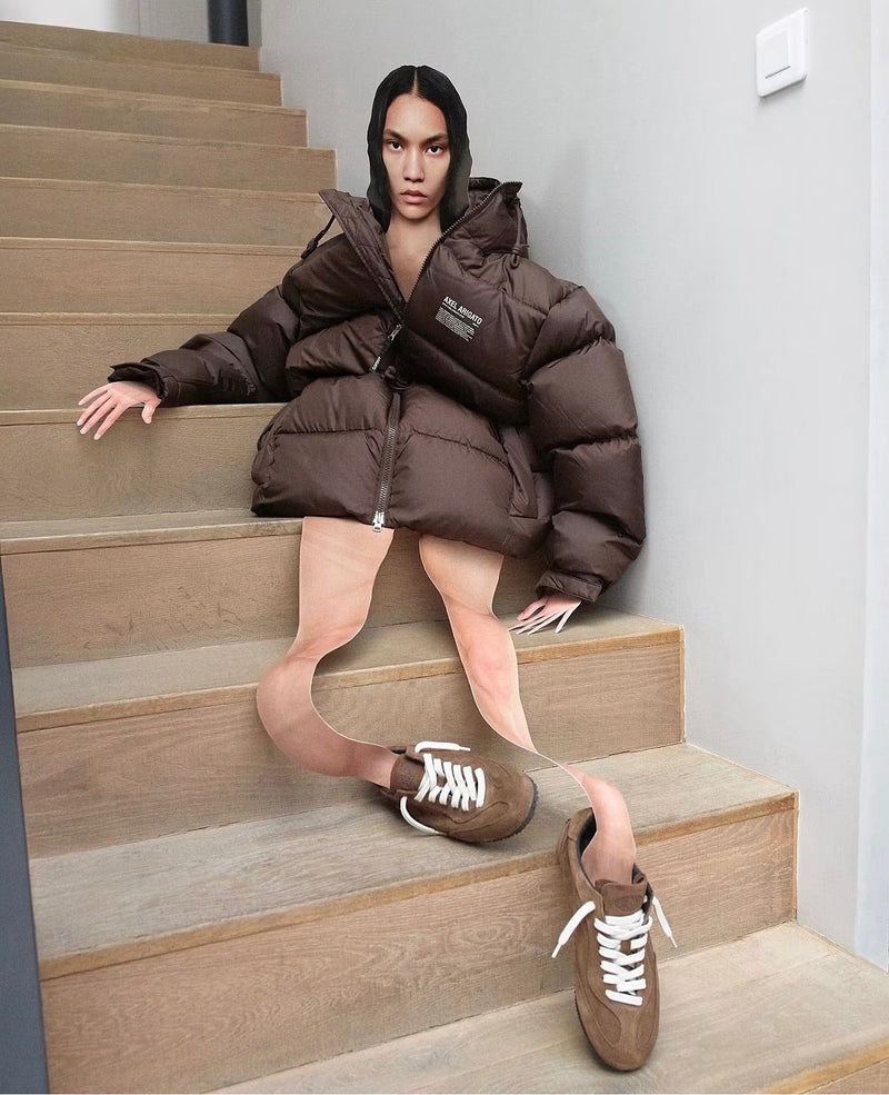 Axel Arigato - Vinterjakke - Dark Brown - Rhode Down