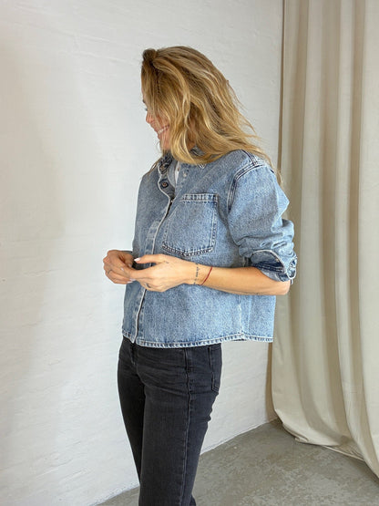 Sofie Schnoor - Denimskjorte - Denim - Nash