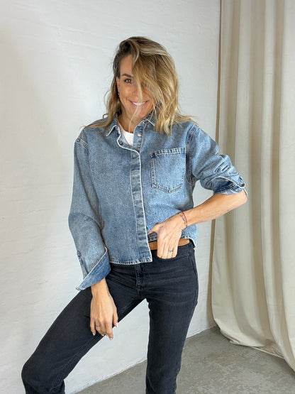 Sofie Schnoor - Denimskjorte - Denim - Nash