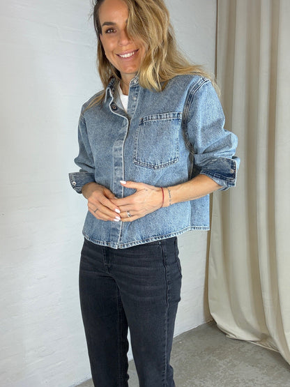 Sofie Schnoor - Denimskjorte - Denim - Nash