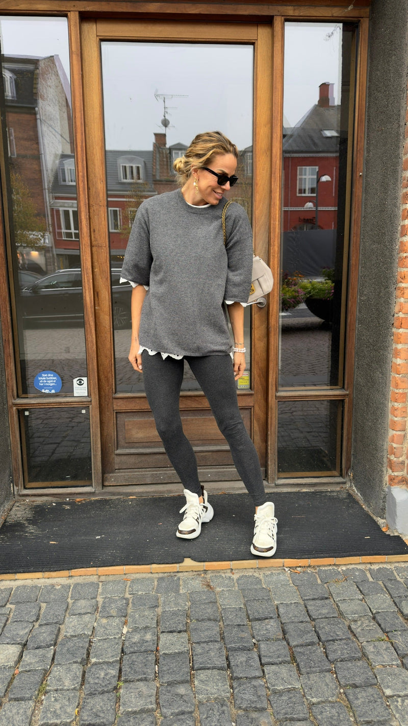 American Vintage - Leggings - Carbon Melange - Ypawood
