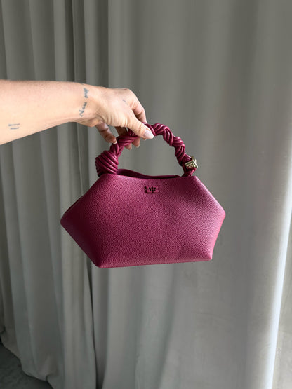 Ganni - Taske - Persian red - Bou Mini Grained sss