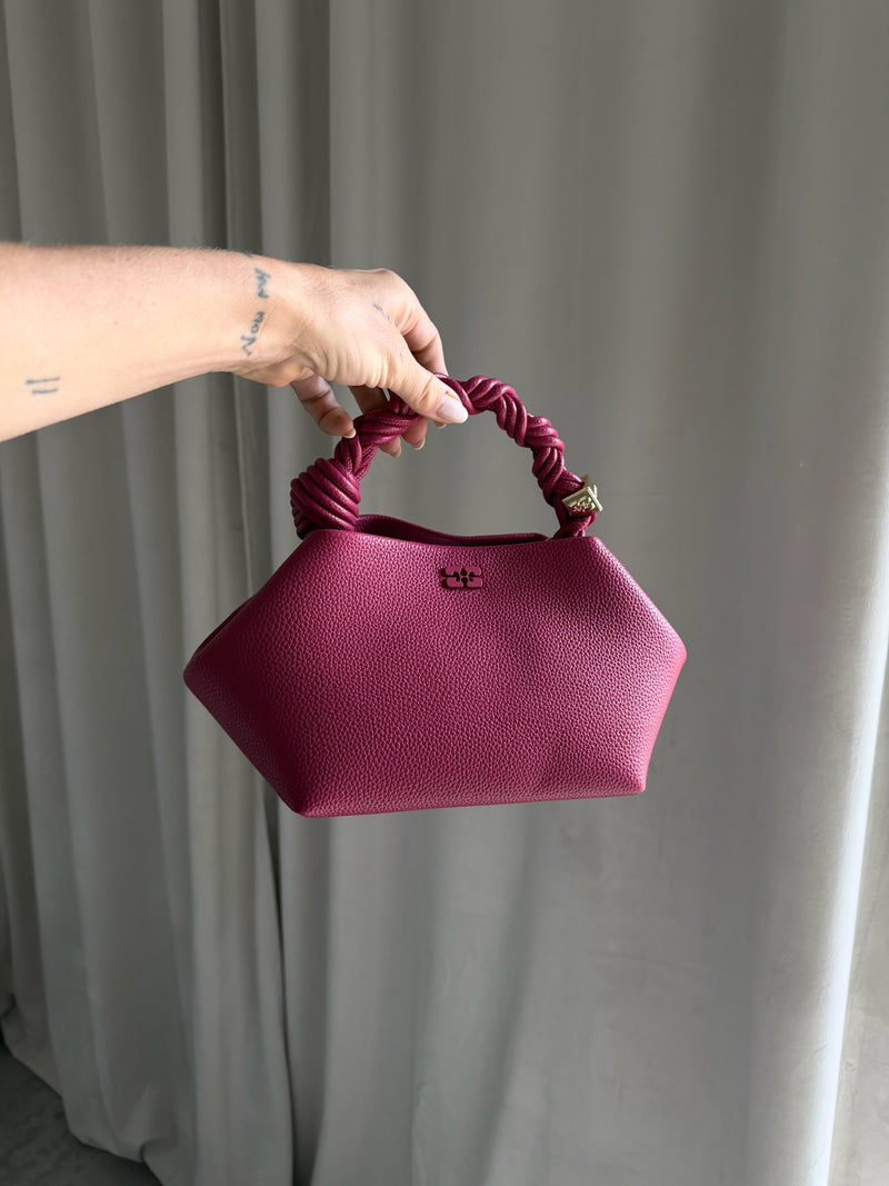 Ganni - Taske - Persian red - Bou Mini Grained sss