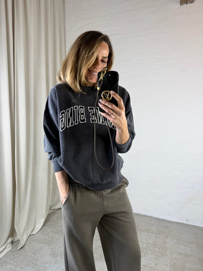 Anine Bing - Sweatshirt - Washed Black - Miles New Classic
