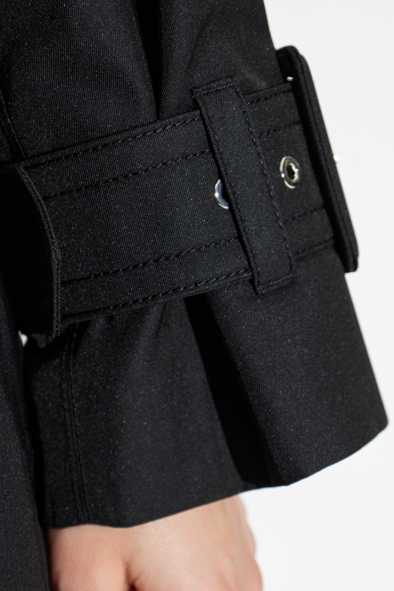 Sportmax - Trenchcoat - Sort - Gocce