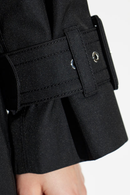 Sportmax - Trenchcoat - Sort - Gocce