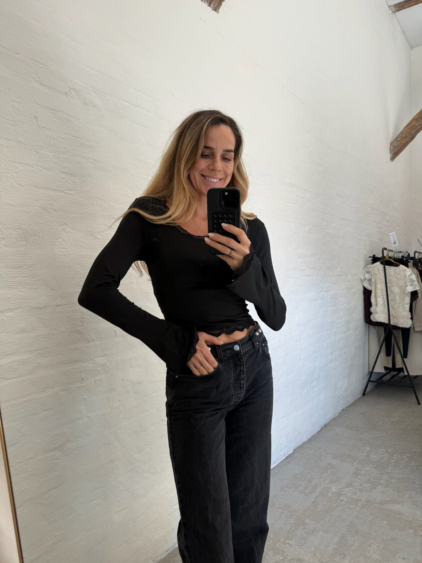 The Collection - Bluse - Sort - Emily